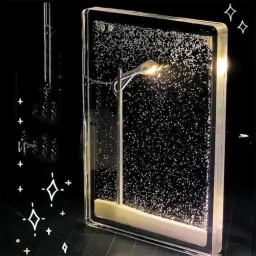 Snowfall lamp